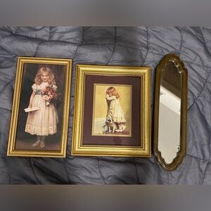 Vintage Framed Decor Bundle for Aesthetic